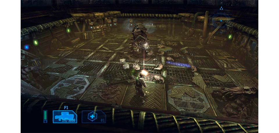 Alien Breed Trilogy Captura de pantalla del juego