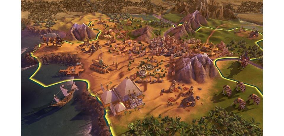 Civilization VI Captura de pantalla del juego
