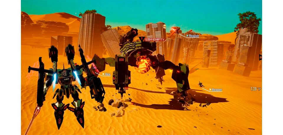 DAEMON X MACHINA Captura de pantalla del juego