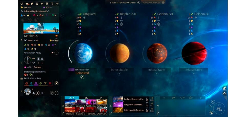 ENDLESS Space 2 Captura de pantalla del juego
