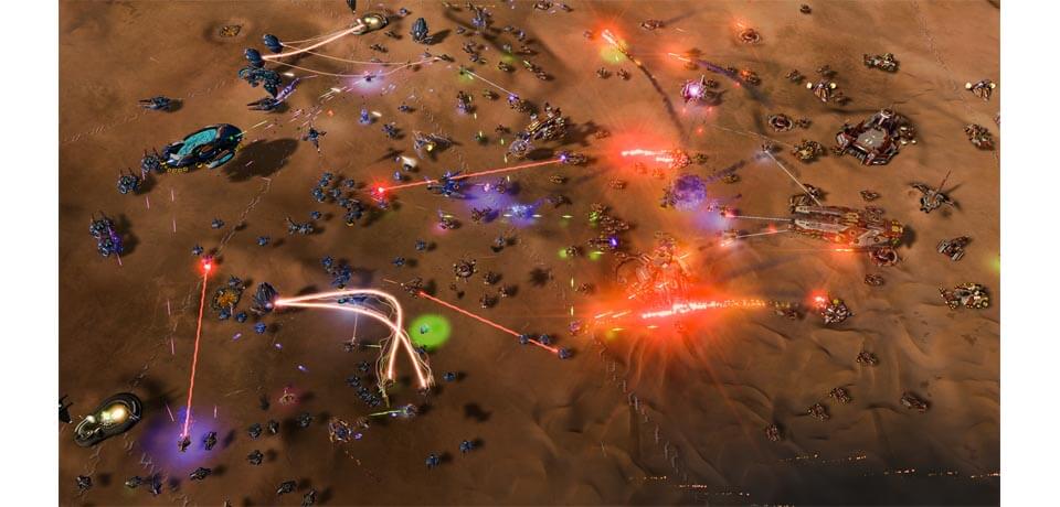 Ashes Of The Singularity Escalation Captura de pantalla del juego
