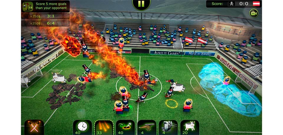 FootLOL Epic Fail League Captura de pantalla del juego