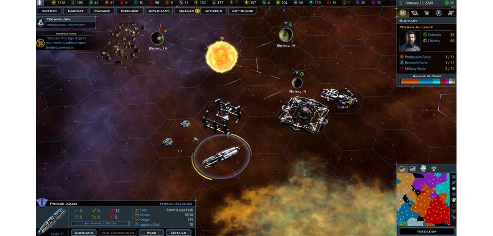 Galactic Civilizations III لقطة شاشة للعبة مجانية