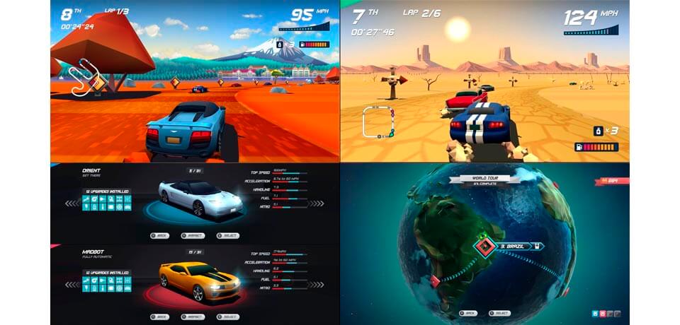 Horizon Chase Turbo Captura de pantalla del juego