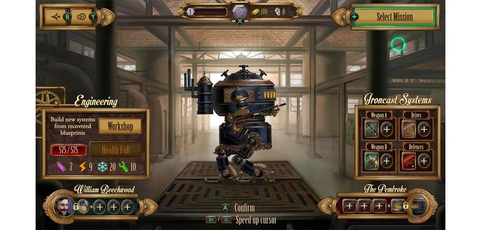 Ironcast Captura de pantalla del juego
