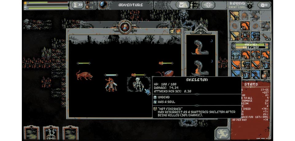 Loop Hero لقطة شاشة للعبة مجانية
