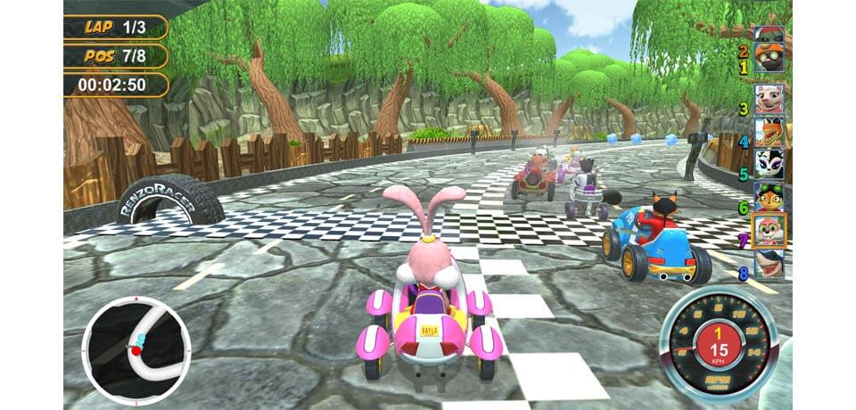 Renzo Racer Captura de pantalla del juego