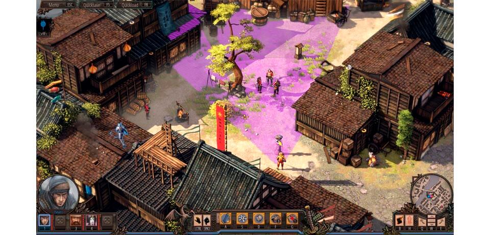 Shadow Tactics Aikos Choice Captura de pantalla del juego