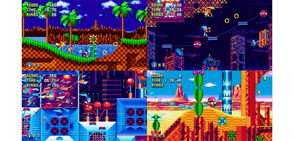 Sonic Mania Captura de pantalla del juego
