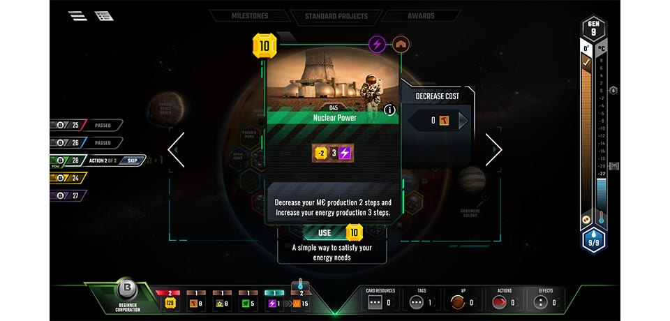 Terraforming Mars لقطة شاشة للعبة مجانية