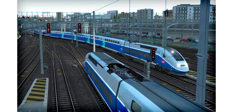 TGV Voyages Train Simulator Capture d'Écran du Jeu Gratuite