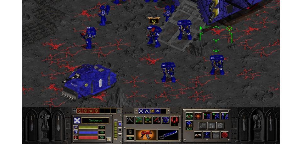 Warhammer 40000 Chaos Gate Captura de pantalla del juego