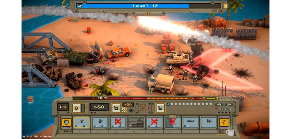 Warpips Captura de pantalla del juego
