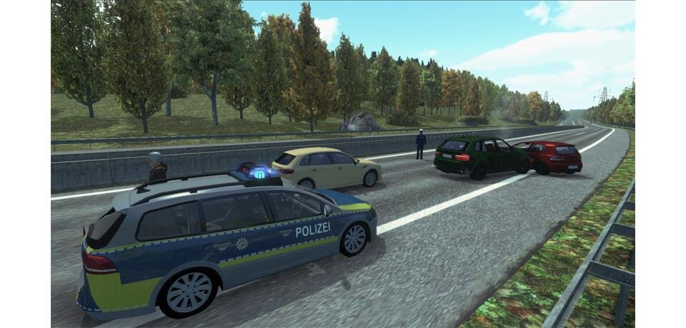 Autobahn Police Simulator Free Game Screenshot