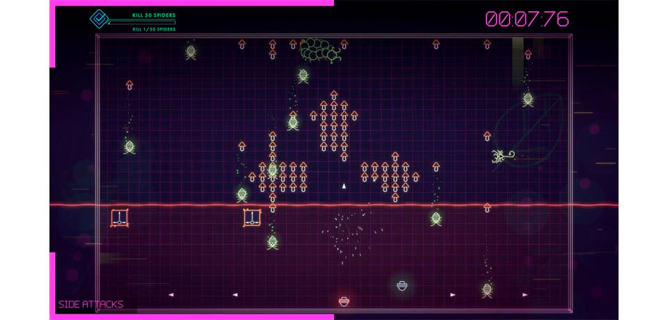 Centipede Recharged Captura de pantalla del juego