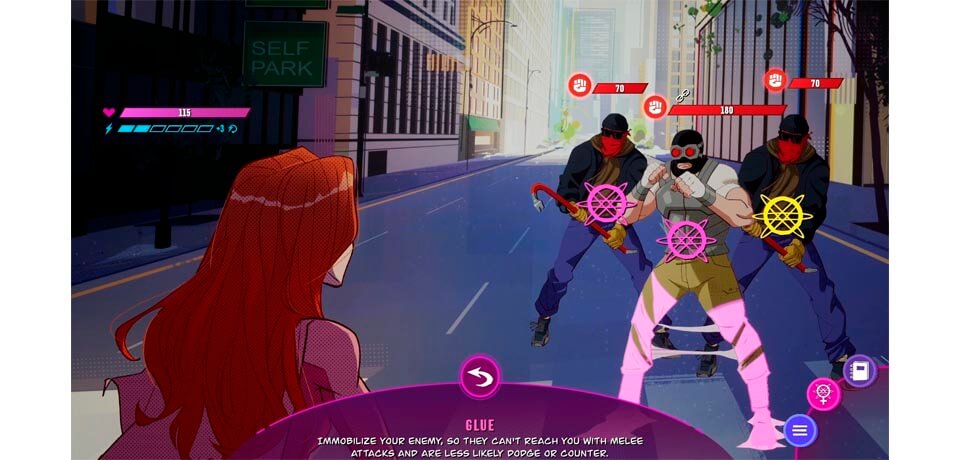 Invincible Presents Atom Eve Captura de pantalla del juego