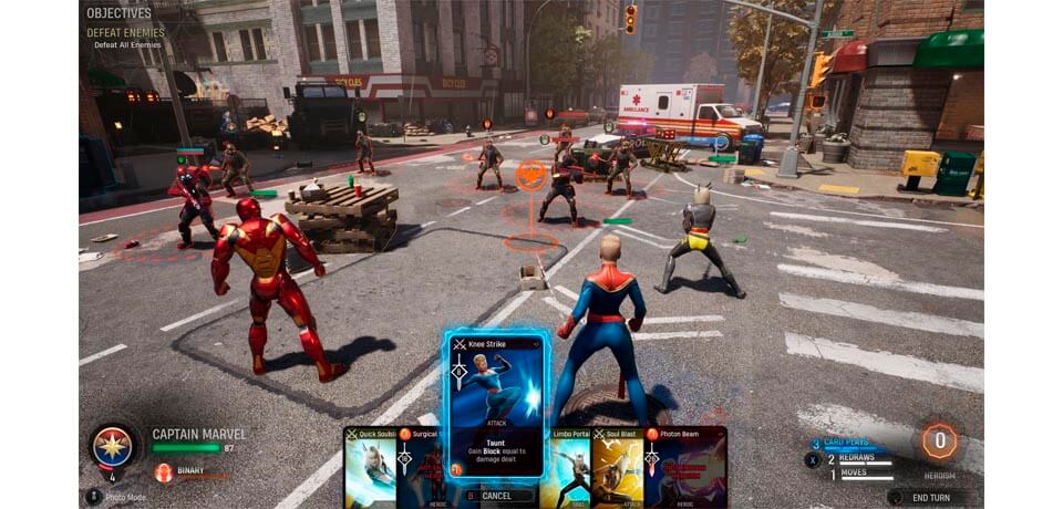 Marvels Midnight Suns Captura de pantalla del juego