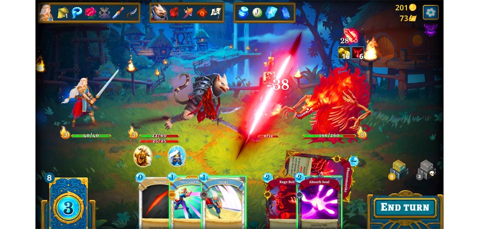 Roguebook Captura de pantalla del juego