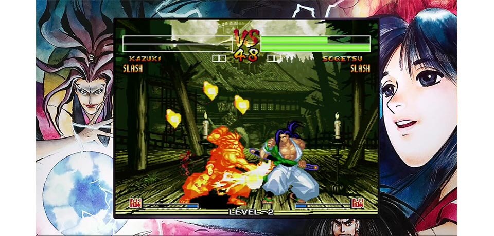 SAMURAI SHODOWN NEOGEO COLLECTION Captura de pantalla del juego