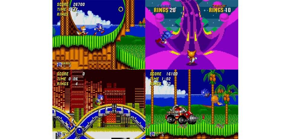 Sonic The Hedgehog 2 Captura de pantalla del juego