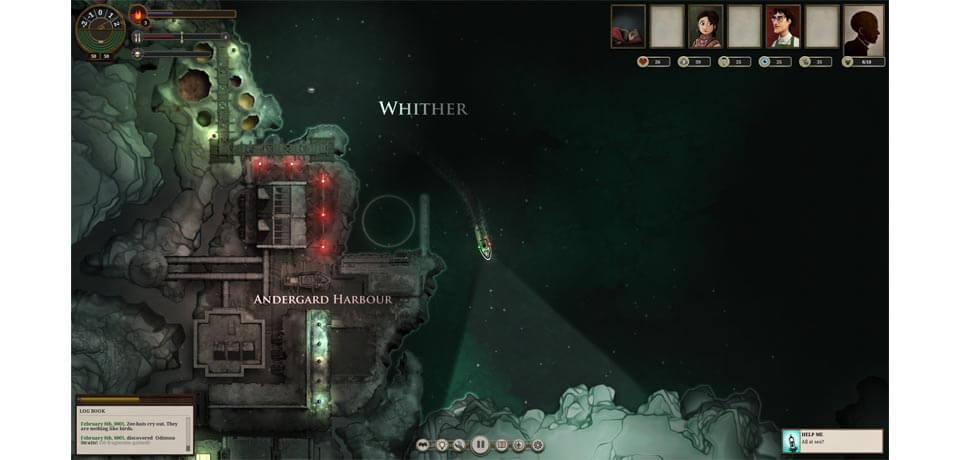 Sunless Sea Captura de pantalla del juego