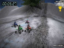 Winter Quad Racing Capture d'Écran 2