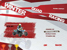 Winter Quad Racing Capture d'Écran 3